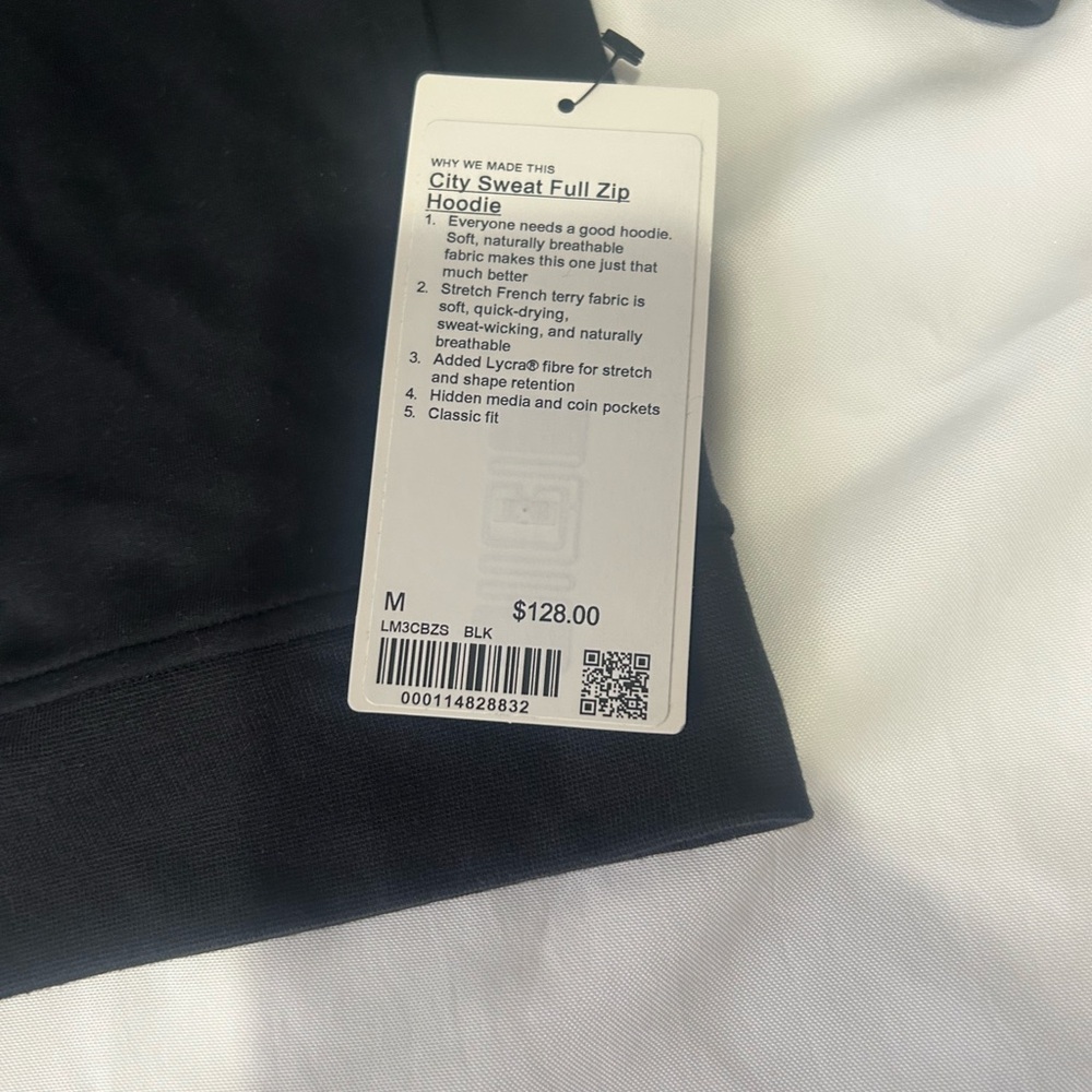 Lululemon Women's Black Full-Zip hoodie médium - Picture 4 of 4